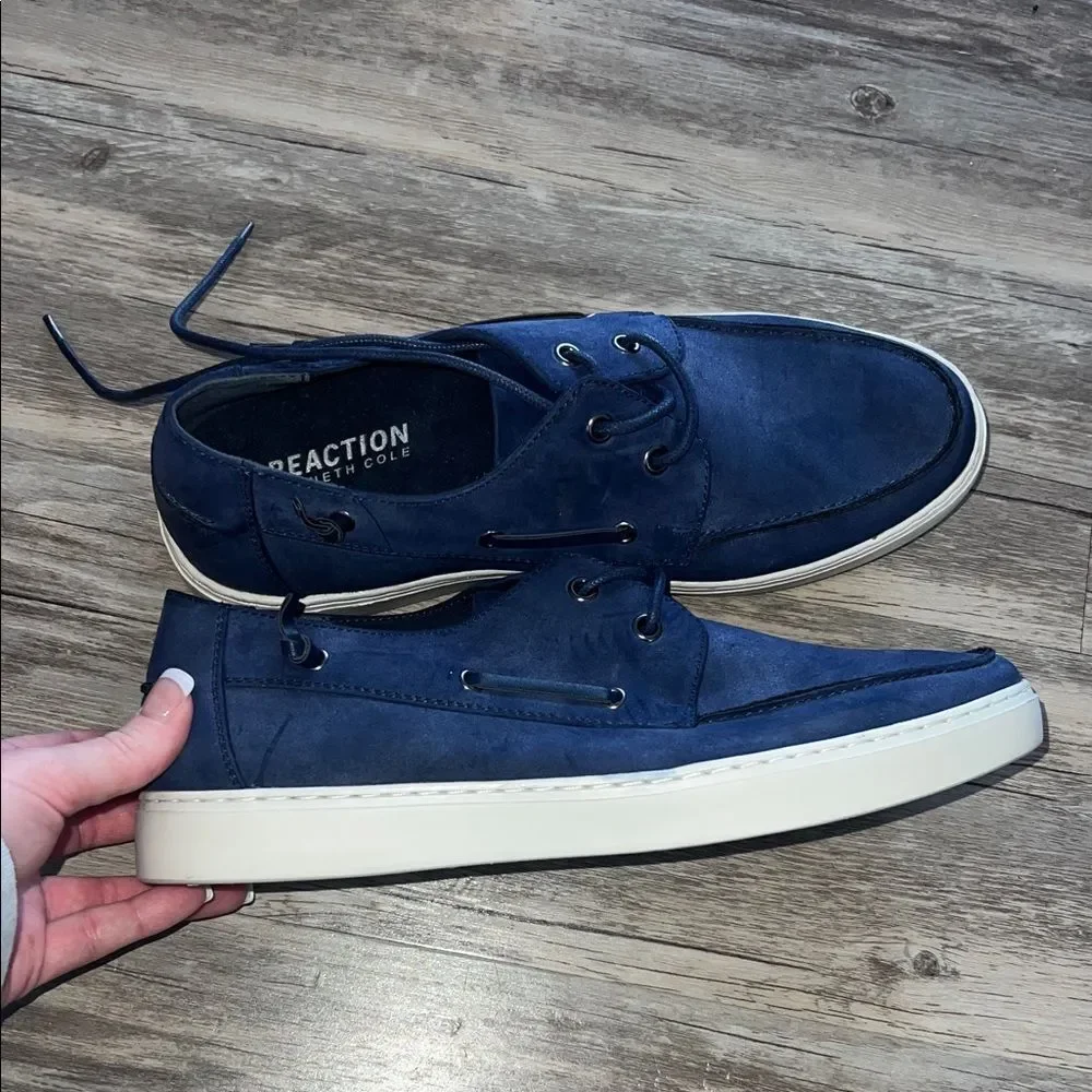 Kenneth Cole Reaction Blue Boat Shoes